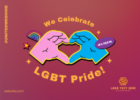 Sticker Pride Postcard Image Preview