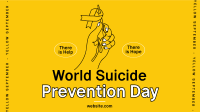Suicide Prevention Flag Facebook Event Cover Design