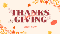 Thanksgiving Autumn Sale Facebook event cover Image Preview