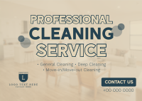 Professional Janitorial Services Postcard Preview