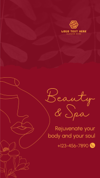 Beauty Spa Booking Instagram Story Design