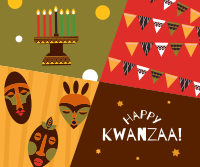 Abstract Kwanzaa Facebook post Image Preview