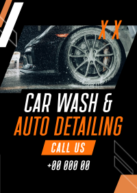 Car Wash Auto detailing Service Poster Image Preview