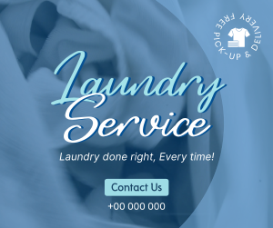 Professional Dry Cleaning Laundry Facebook post Image Preview