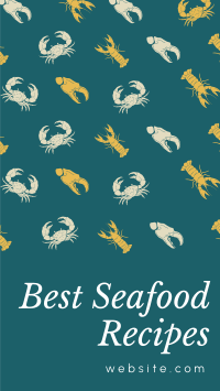 Seafood Recipes Facebook Story Image Preview