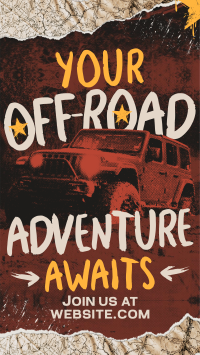 Grunge Off-Road Adventure Facebook Story Preview