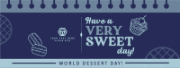 Sweet Dessert Day Facebook Cover Design