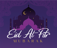 Starry Eid Al-Fitr Facebook post Image Preview