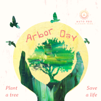 Creative Arbor Day Instagram post Image Preview