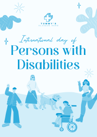 Persons with Disability Day Flyer Design