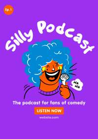 Our Funny Podcast Poster Design