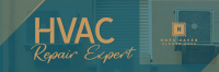 HVAC Repair Expert Twitter header (cover) Image Preview