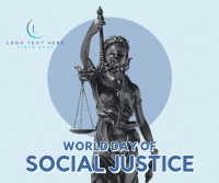 Global Justice Facebook Post Design