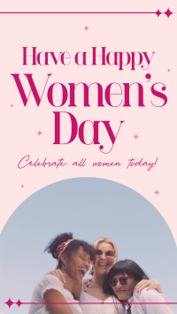 Happy Women's Day Facebook Story Design