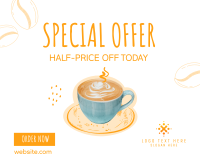 Cafe Coffee Sale Facebook post Image Preview
