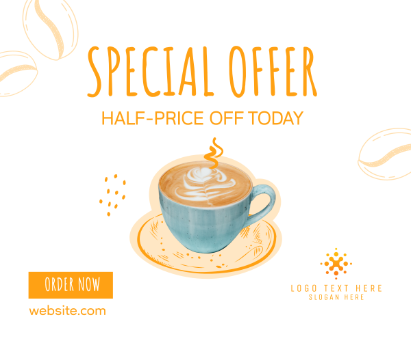 Cafe Coffee Sale Facebook Post Design Image Preview