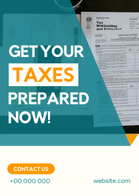 Prep Your Taxes Poster Image Preview
