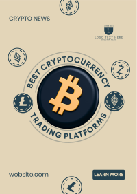 Cryptocurrency Trading Platforms Flyer Image Preview