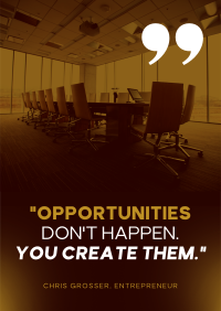 Business Opportunities Quote Poster Image Preview