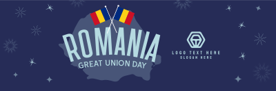 Romania Great Union Day Twitter header (cover) Image Preview