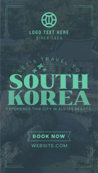 Travel to Korea YouTube Short Design