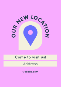 New Business Location Flyer Image Preview