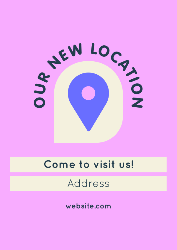 New Business Location Flyer Design Image Preview