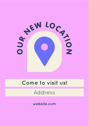 New Business Location Flyer Image Preview