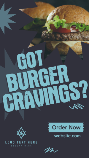 Burger Cravings Facebook story Image Preview