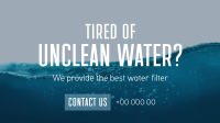 Water Filtration Facebook Event Cover Design