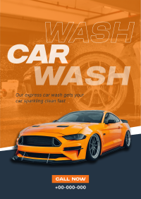 Professional Car Cleaning Flyer Design