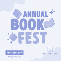 Annual Book Event Instagram Post Design