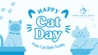 Happy Cat Life Facebook Event Cover Design