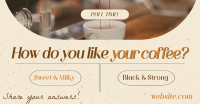 Coffee Customer Engagement Facebook Ad Design