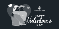 Valentines Couple Twitter Post Design