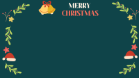 Fun Christmas Zoom Background Design