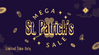 St. Patrick's Mega Sale Facebook Event Cover Design