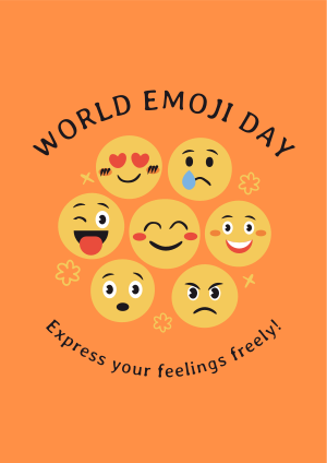 Fun Emoji Day Flyer Image Preview