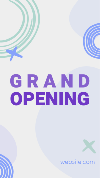 Contemporary Grand Opening Facebook Story | BrandCrowd Facebook Story Maker