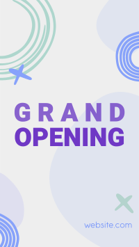 Contemporary Grand Opening Facebook story Image Preview