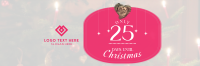Christmas Festive Countdown  Twitter Header Preview