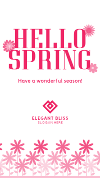 Hello Spring! Instagram story Image Preview