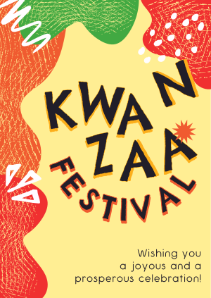 Kwanzaa Festival Greeting Poster Image Preview