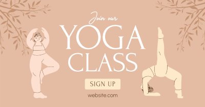 Zen Yoga Class Facebook ad Image Preview