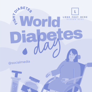 Global Diabetes Fight Instagram post Image Preview