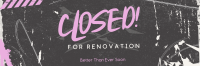 Grunge Closed Twitter Header Image Preview