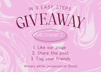 Easy Giveaway Mechanics Postcard Image Preview