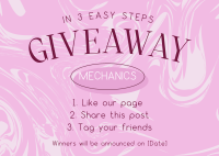 Easy Giveaway Mechanics Postcard Image Preview