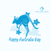 Kangaroo Australia Day Linkedin Post Image Preview