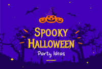 Spooky Halloween Pinterest board cover Image Preview